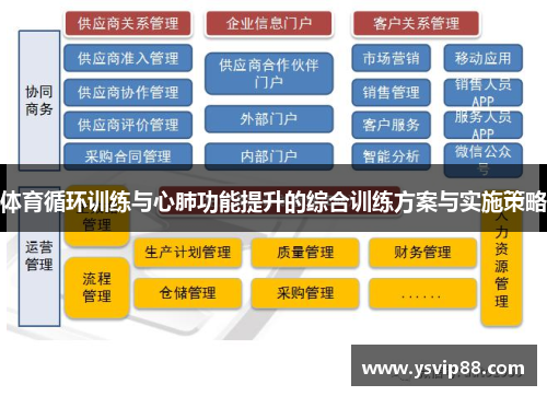 体育循环训练与心肺功能提升的综合训练方案与实施策略